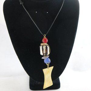 Unique Brass and Beads Handmade African Necklace